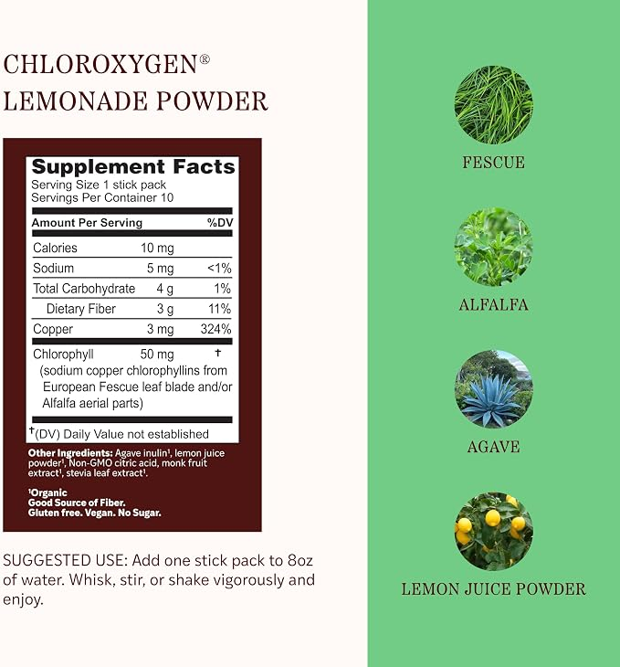 ChlorOxygen Lemonade Powder