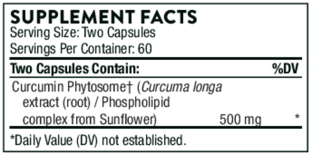 Curcumin Phytosome - Sustained Release