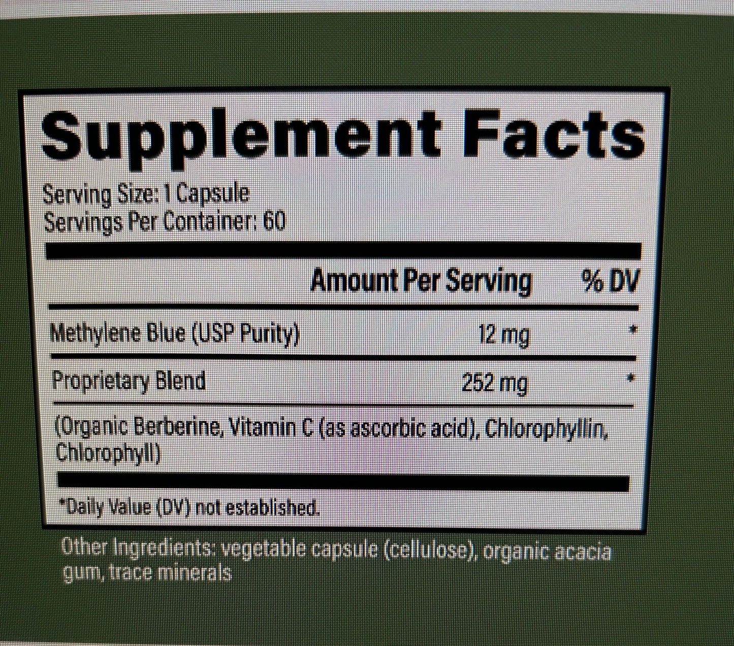 Ultimate Methylene Blue (60 capsules)