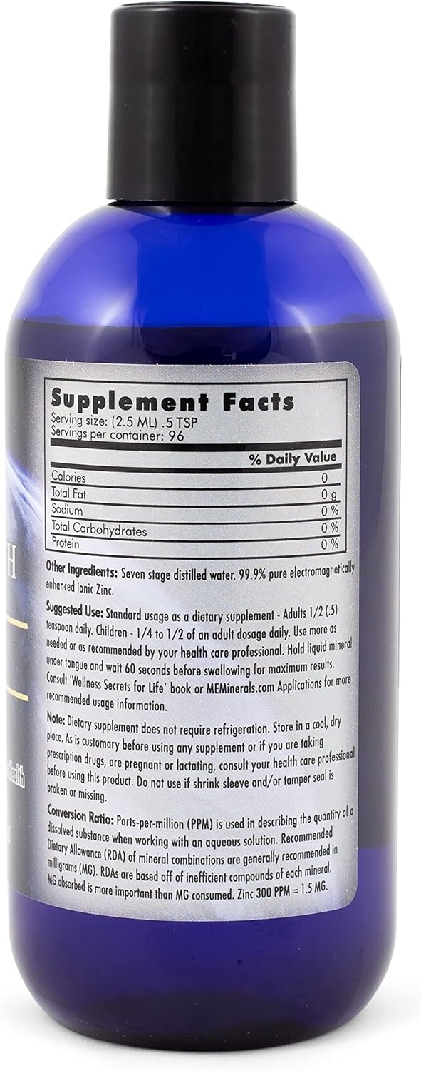 Zinc Liquid, 8 oz