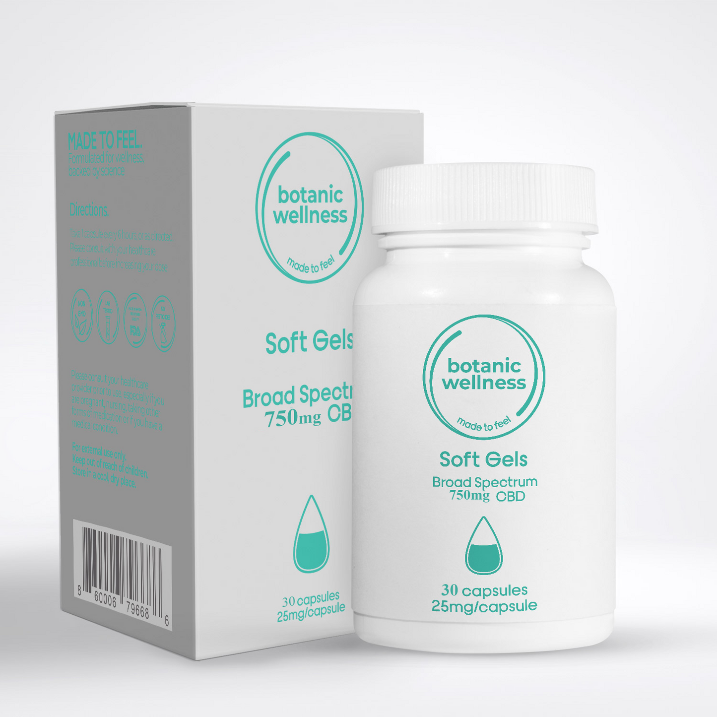 CBD Gel Capsules - 30 Count