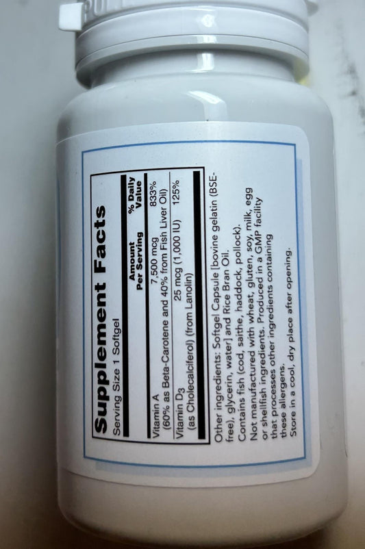 Vitamin A & D3 (Blue Moon)