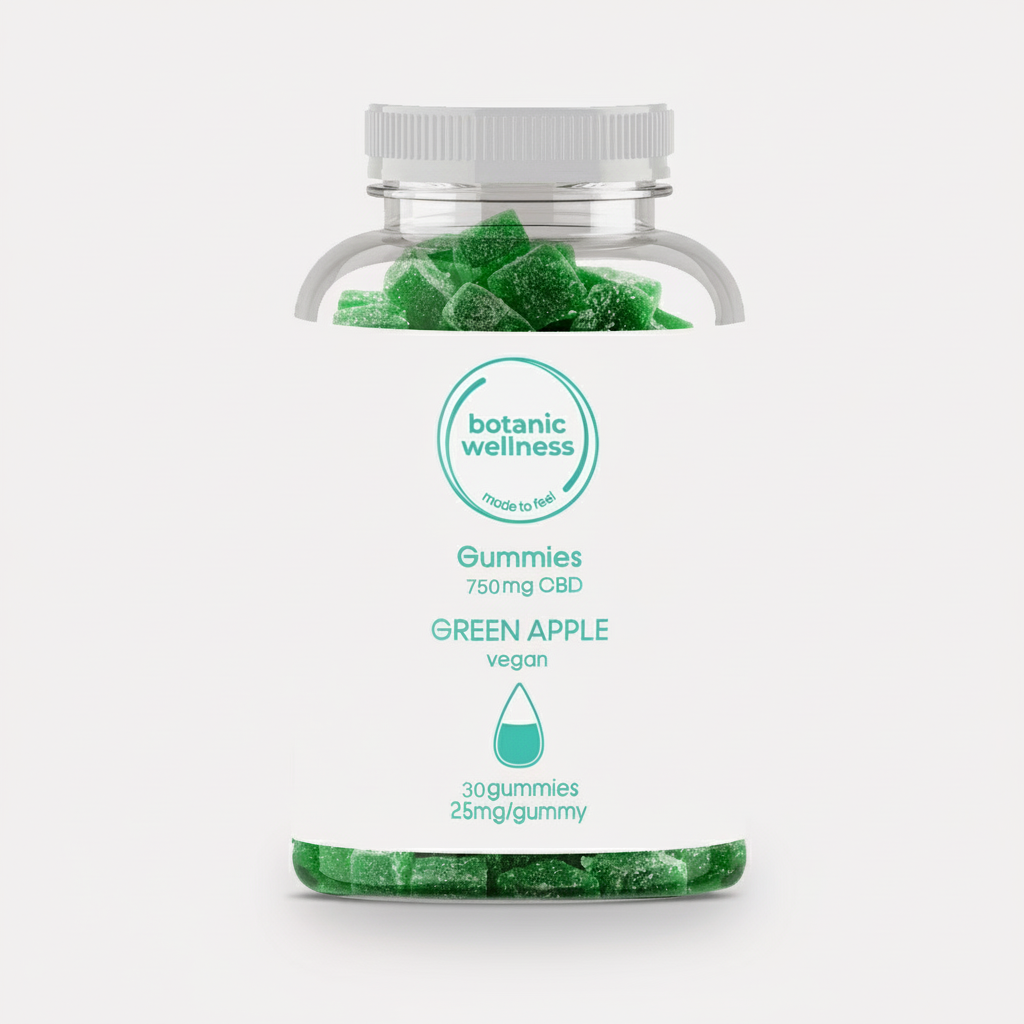 Botanic Wellness CBD Gummies - Green Apple 25mg