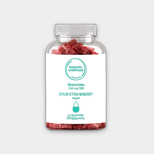 Botanic Wellness CBD Gummies - Sour Strawberry 25mg