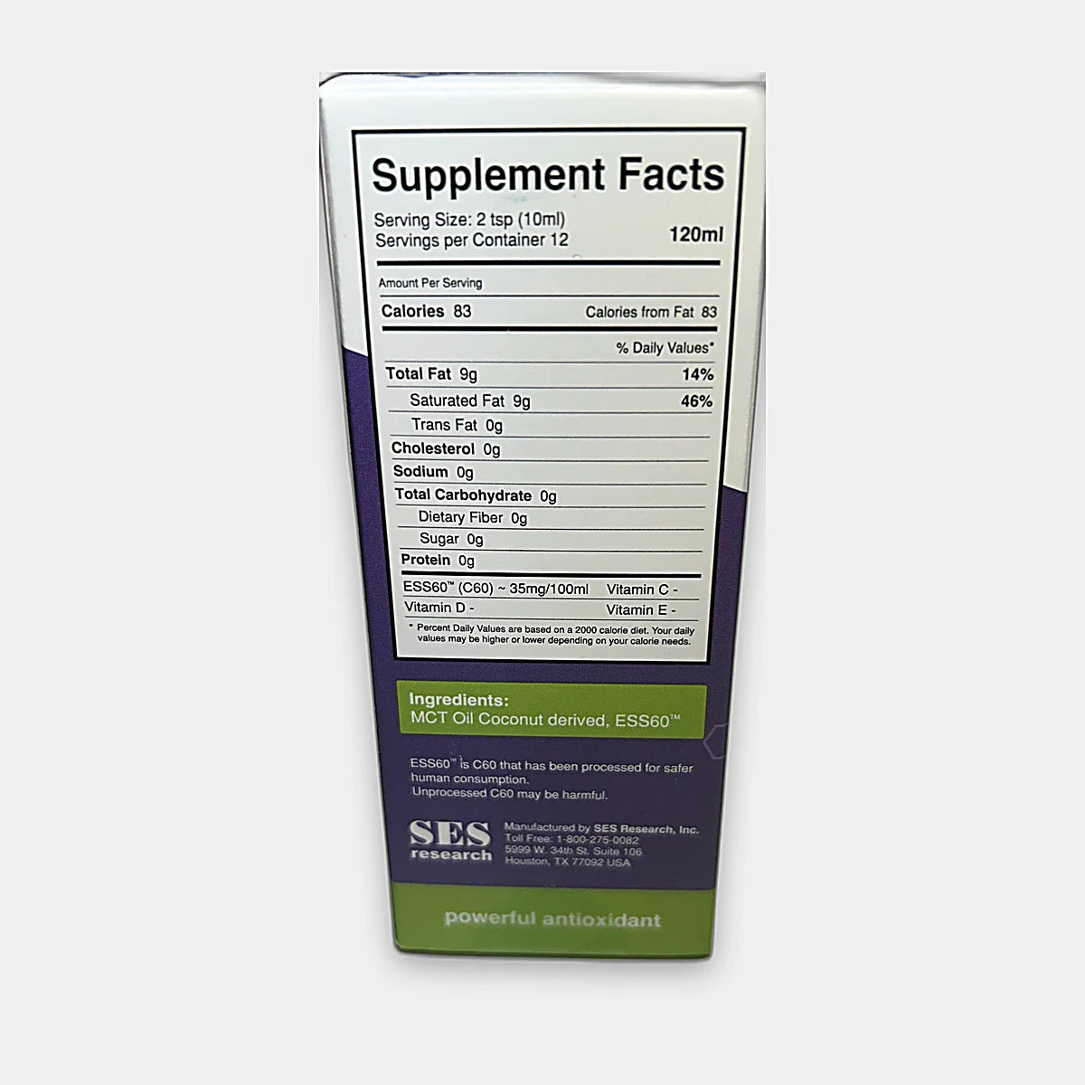 My Vital C C60 (ESS60) in MCT Oil