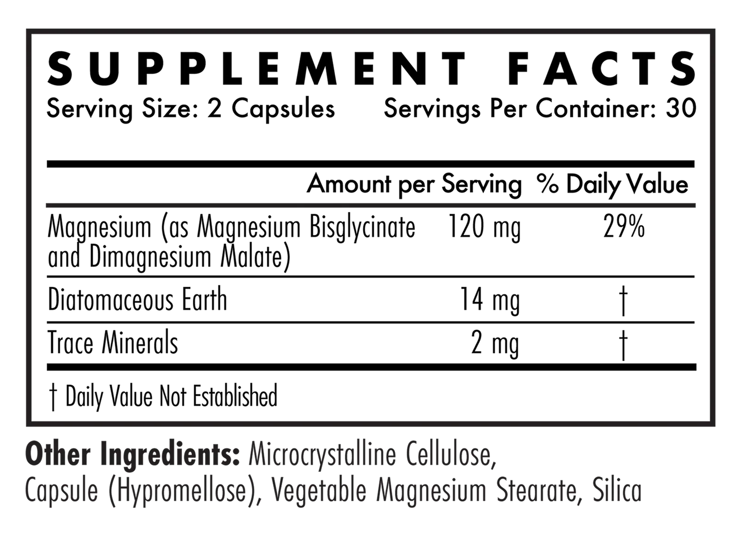 Magnesium Mineral Complex (TWC)
