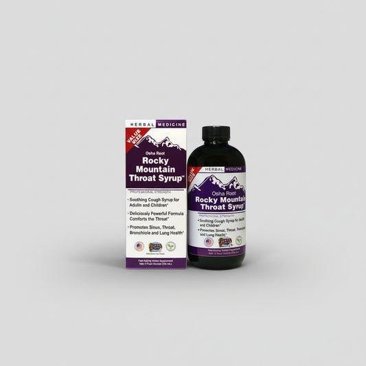 Osha Root Complex Syrup: ROCKY MOUNTAIN THROAT SYRUP 4 OZ