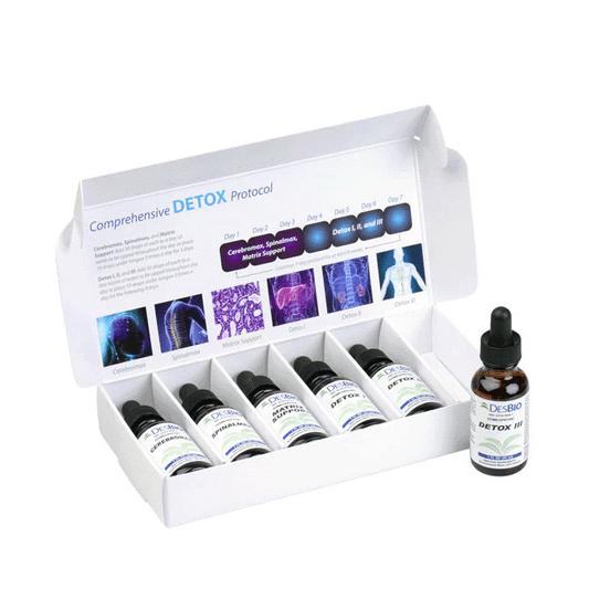 Homeopathic Detox Kit:  COMPREHENSIVE HOMEOPATHIC DETOX KIT